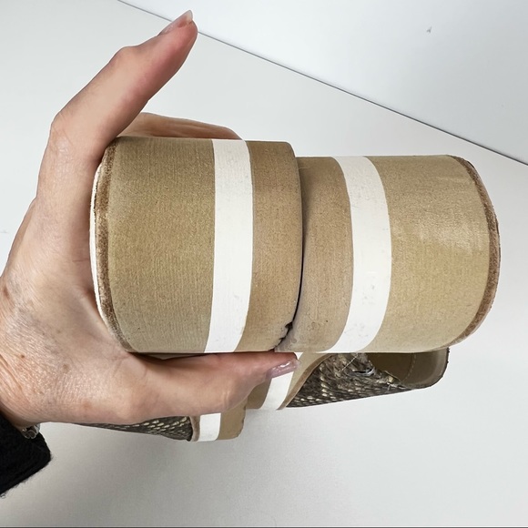 Dolce Vita snakeskin wedge slides faux reptile - Picture 7 of 9